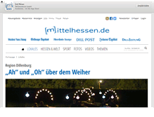 Tablet Screenshot of mittelhessen.de